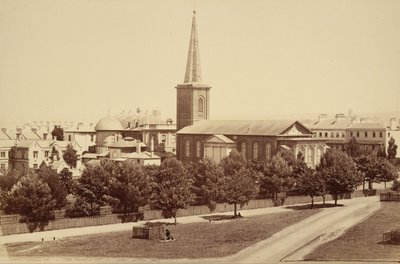 Église Saint-James, depuis Hyde Park, Sydney - John Degotardi